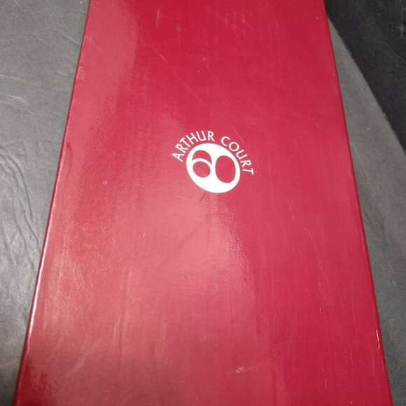 Arthur Court Metal Serving Platter, 19" Rectangular Fish Design Tray Mid Century - Picture 15 of 16